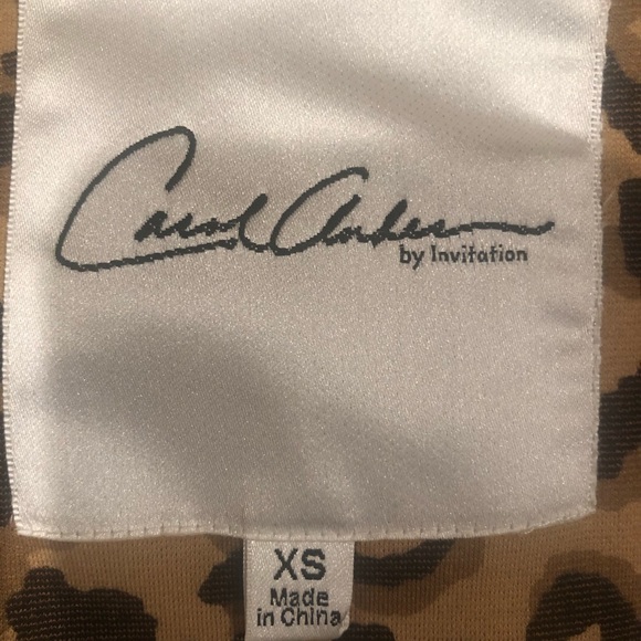 Cabi Carol Anderson Estate Leopard Print Jacket. Size XS. - Picture 5 of 5